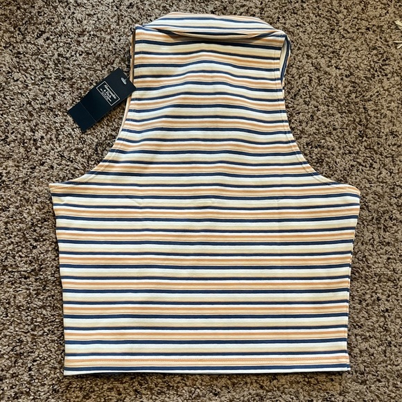 A&F Stripe Polo Tank NWT - Picture 4 of 5